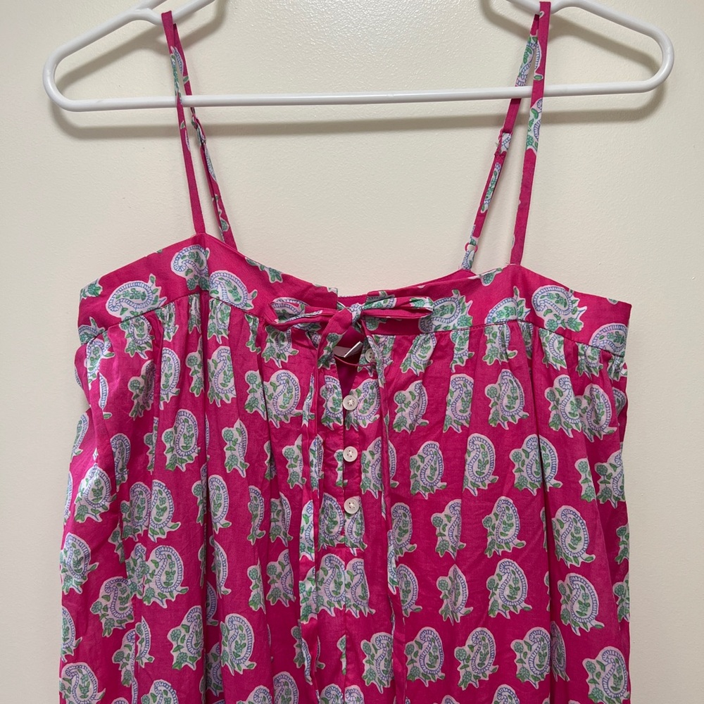 J.crew Block Print Maxi Dress